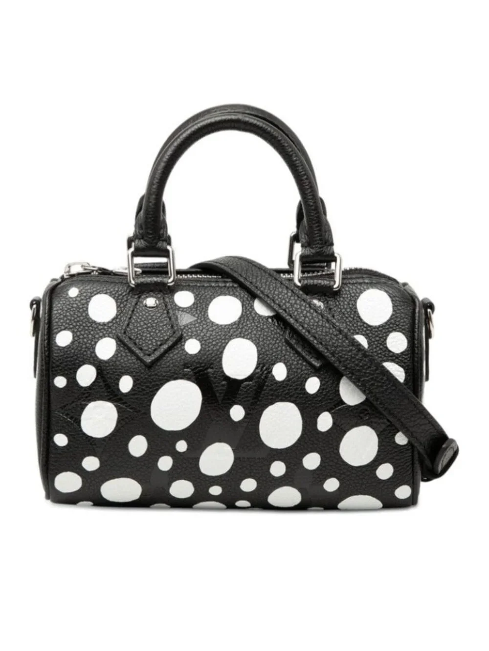 Louis Vuitton Yayoi Kusama Monogram Empreinte Nano Speedy Dot 2-Way Shoulder Bag